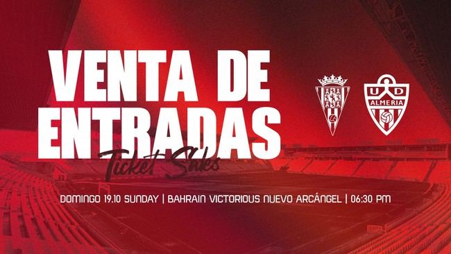 Entradas a 20 euros para el Córdoba vs Almería