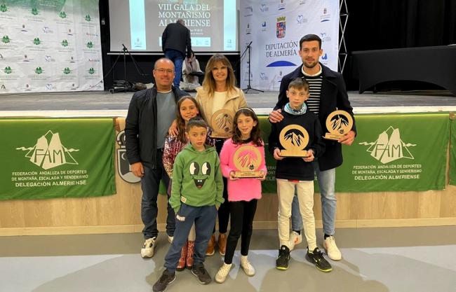 Jóvenes del Club Berjanatura brillan en la VIII Gala del Montañismo Almeriense