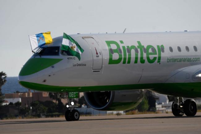 Binter ya une Almería y Canarias en vuelo directo dos veces a la semana