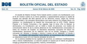 El BOE fija en 10.000 los almerienses de la manifestación del 27F de 1981