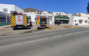 Bomberos de Níjar intervienen tras apertura del nuevo parque