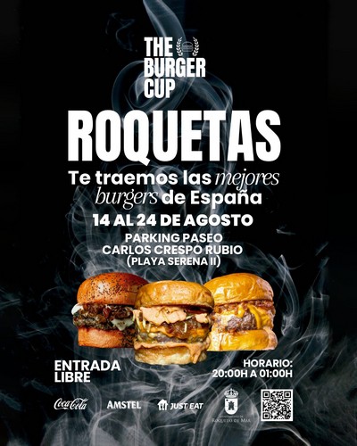 Roquetas de Mar será sede de The Burger Cup del 14 al 24 de agosto