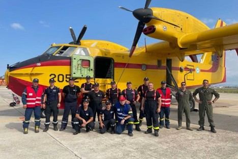 La UE combate incendios forestales en medio de la ola de calor veraniega