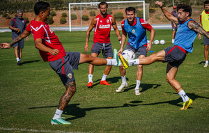 El Almería afina la concentración antes de visitar a la Real Sociedad B