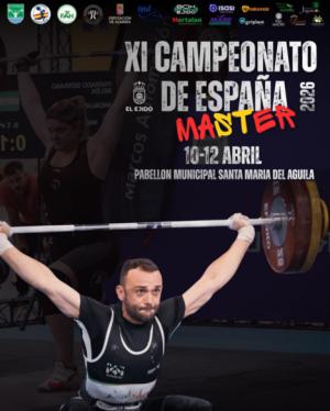 Cerca de 300 atletas en el XI Campeonato de Halterofilia Máster