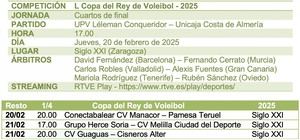 Unicaja Almería busca sorprender en la Copa del Rey de Voleibol