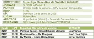 Unicaja Costa de Almería se prepara para un emocionante playoff de voleibol