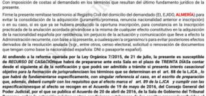 Anulada la nacionalidad española a un residente de El Ejido por no acreditar la integración