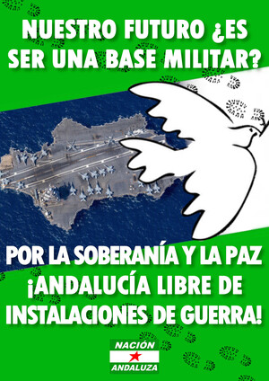 Nación Andaluza arranca en Almería su campaña contra las bases militares y la OTAN