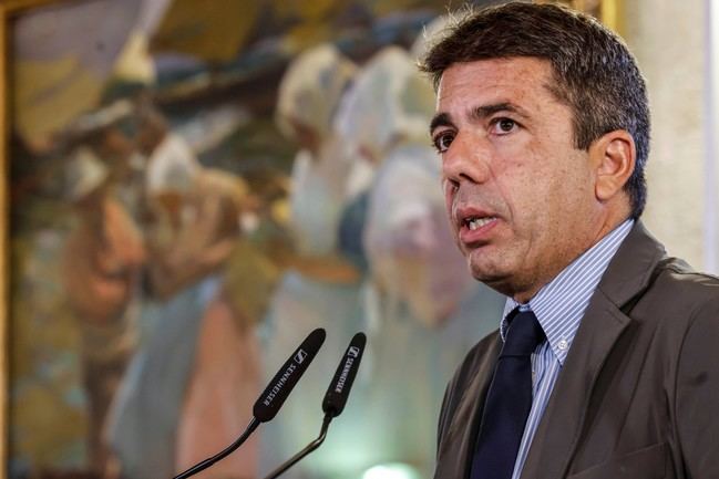 Mazón solicita su comparecencia en la comisión sobre la DANA