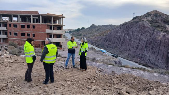 La Junta estabiliza taludes y mejora de la seguridad vial en Garrucha