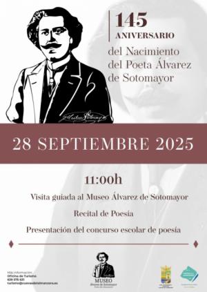 Cuevas del Almanzora prepara un emotivo homenaje al Poeta Sotomayor en el 145 aniversario de su nacimiento