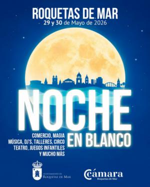 La Noche en Blanco regresa a Roquetas de Mar con una amplia programación de actividades para toda la familia