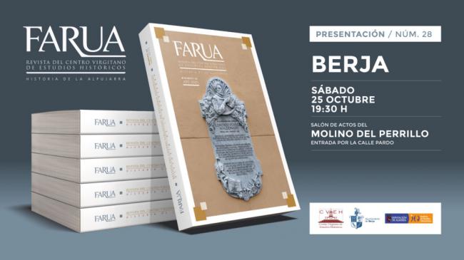 La nueva edición de la revista Farua se presenta este sábado en Berja