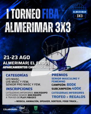 Almerimar se prepara para acoger los días 21, 22 y 23 de agosto el I Torneo FIBA Almerimar 3x3