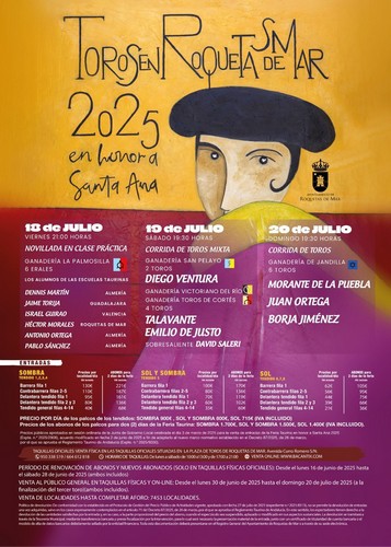 Abonos de la Feria Taurina de Santa Ana 2025 a la venta con descuento
