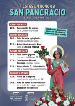 Venta Carmona celebra sus fiestas en honor a San Pancracio