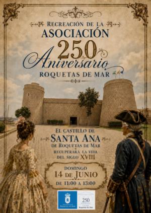 Recreación del siglo XVIII en el Castillo de Santa Ana