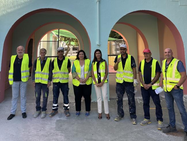 Mejoras en el patio infantil del CEIP La Chanca de Almería