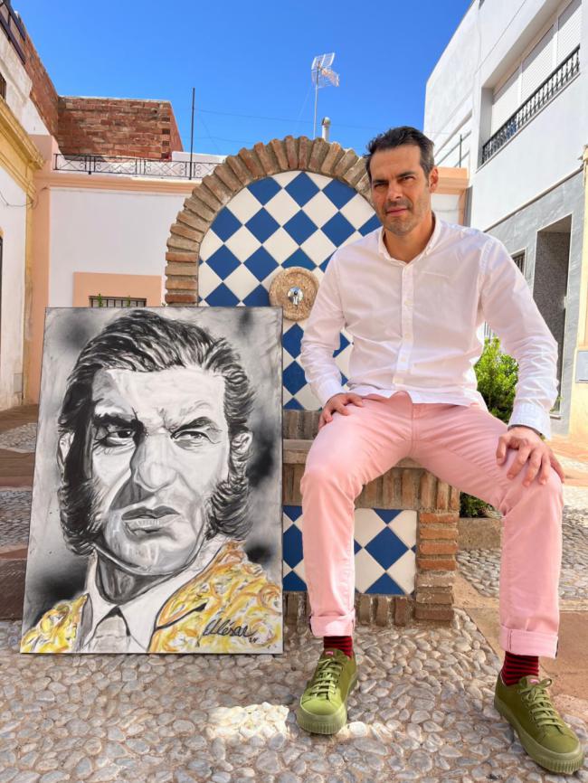 César López “El César”: “Volver a esta plaza con mis cuadros tiene un significado profundo”