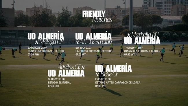 Almería suma dos amistosos en Marbella