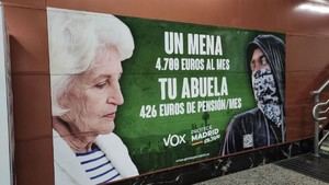 Vox enfrenta críticas por cartel xenófobo en charla escolar en Ourense