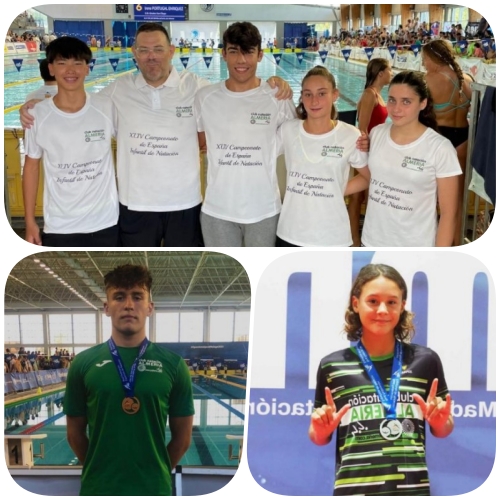 Club Natación Almería inicia temporada con tres medallas en los campeonatos de España Club Natación Almería inicia temporada con tres medallas en los campeonatos de España