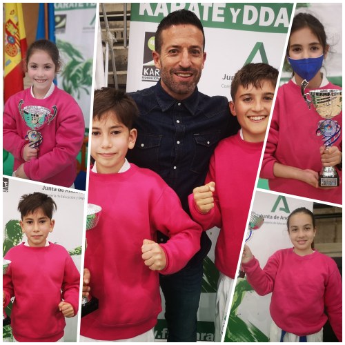 12 medallas para la EDM Kanku en el Campeonato de Kárate de Andalucía