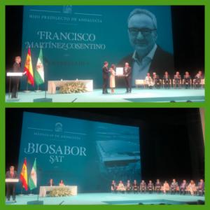 Moreno dice que Cosentino y Biosabor representan la "Andalucía emprendedora, innovadora y de vocación universal"