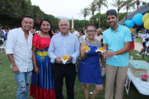 El pueblo colombiano celebra su Independencia en El Ejido