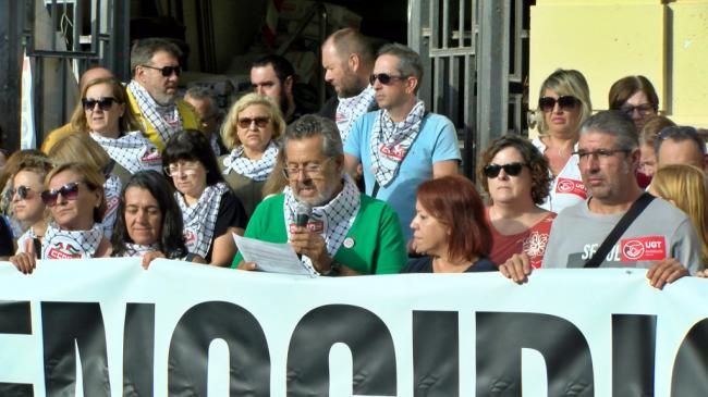 CCOO y UGT de Almería exigen una Conferencia de Paz para Gaza