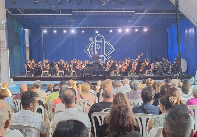 Dalías brilla con la Orquesta Joven de Almería en el Casino
