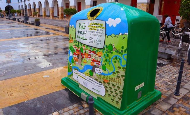 Berja se une al reto de aumentar el reciclado de vidrio