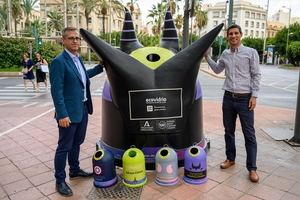 Capitán América, Maléfica y Buzz Lightyear animan a reciclar vidrio en Almería