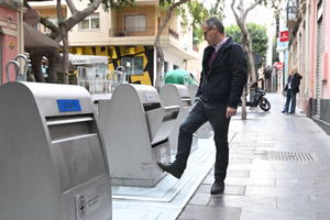 Recuperados los contenedores soterrados de Plaza Masnou y calle Antonio González Egea