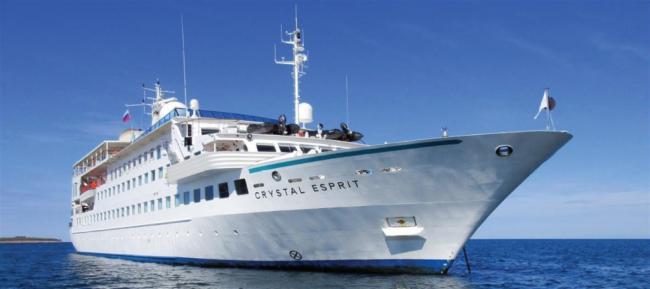 El crucero Crystal Esprit hace este lunes su primera escala en Almería