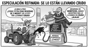 Se lo están llevando crudo