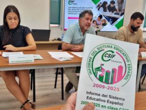 CSIF hace una radiografía del sistema educativo en Almería