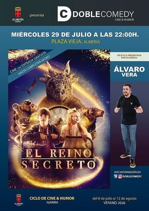Doble Comedy presenta 'El Reino Secreto' y Álvaro Vera este miércoles en Almería