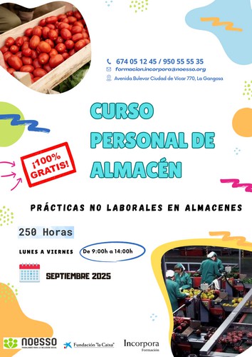 Curso gratuito de Personal de Almacén en Vícar