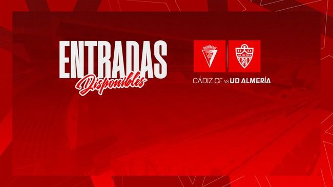 Entradas a la venta para Cádiz