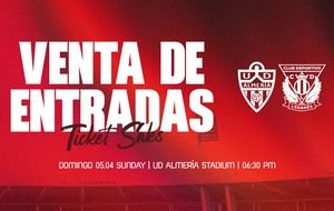Entradas a la venta para Almería-Leganés