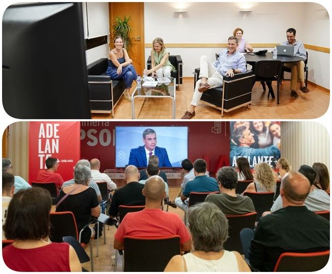 El PP celebra el triunfo de Feijóo sobre Sánchez en el debate electoral