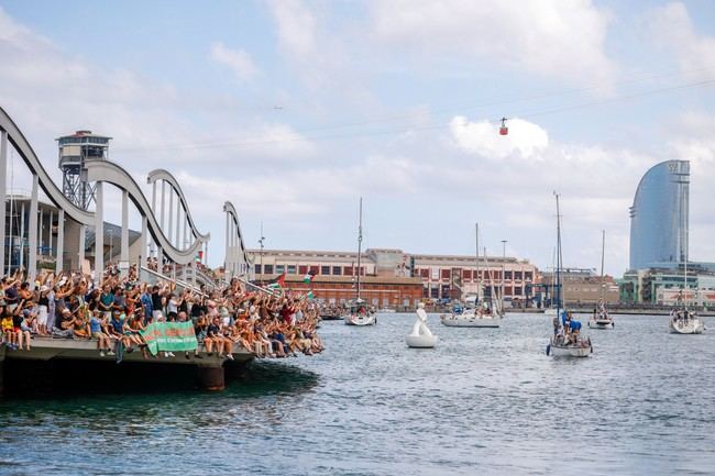 Flotilla hacia Gaza regresa a Barcelona por mal tiempo