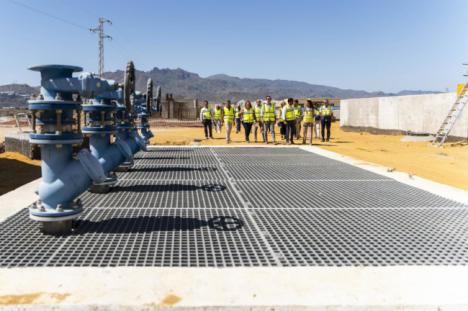 La nueva depuradora de Mojácar y las obras de saneamiento alcanzan el 75% de ejecución
