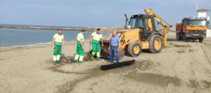 Las playas de El Ejido recuperan la normalidad tras la noche de San Juan