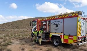 Incendio en Pechina deja dos heridos por inhalación de humo