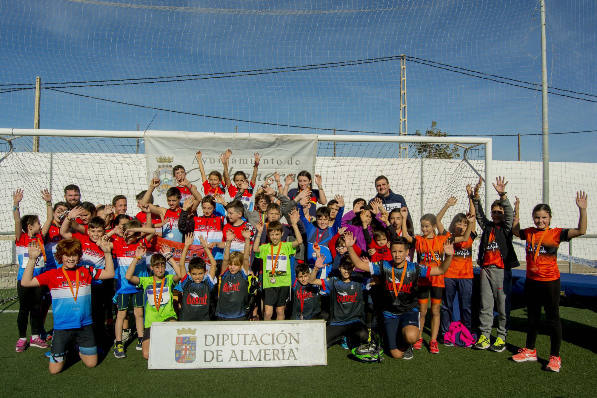 Carboneras celebró la primera prueba del Circuito Provincial de Duatlón de Menores