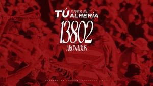 Récord de abonados en la UD Almería
