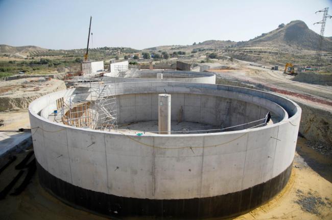 A buen ritmo las obras de la nueva estación depuradora de Mójacar